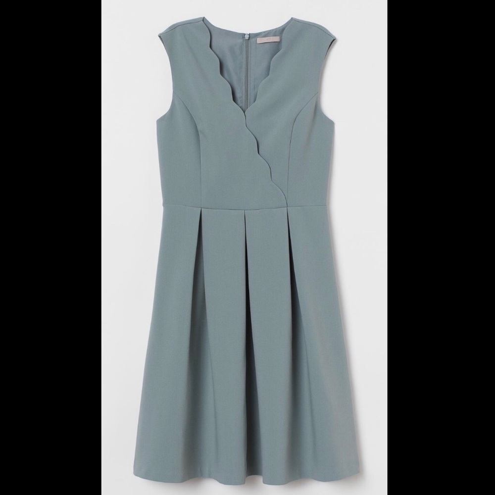 H&M Dusty Green Dress